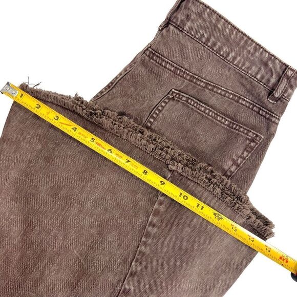 VERSONA Modern Flare Brown Wash Boho Western Jeans - Picture 9 of 13